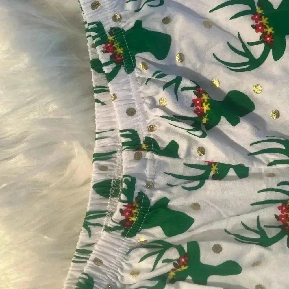 GIRKS BOUTIQUE CHRISTMAS RUFFLE BOTTOM PANTS SZ XXL - Picture 4 of 6